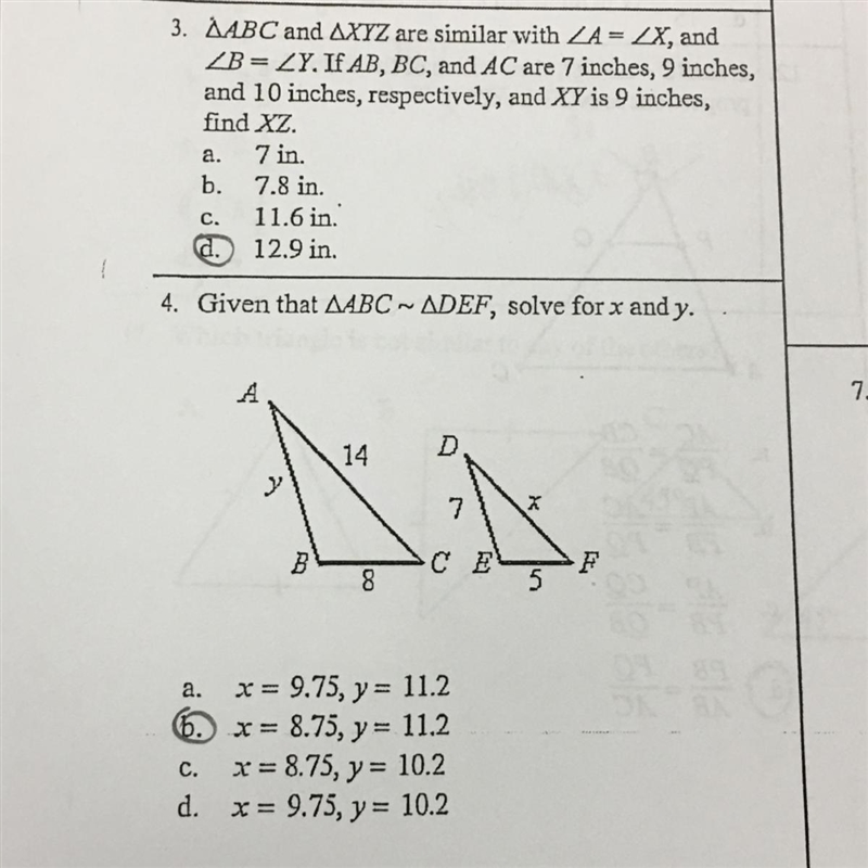 Are my answers right ?-example-1