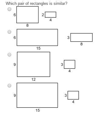 Which pair of rectangles is similar? See attatchment-example-1