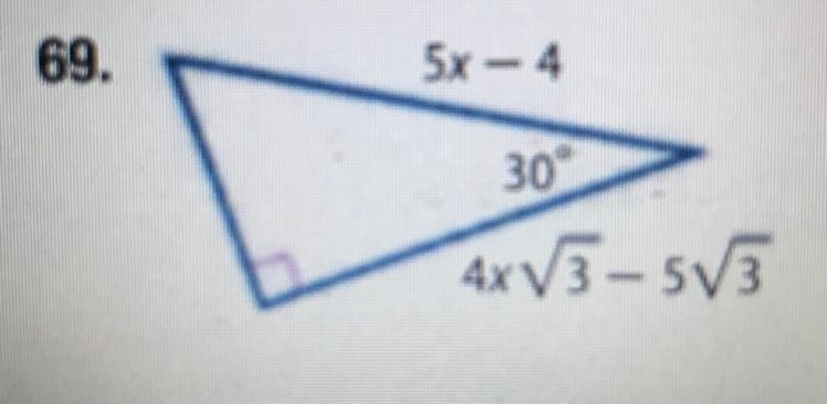 Without using a calculator, determine the value of x.-example-1