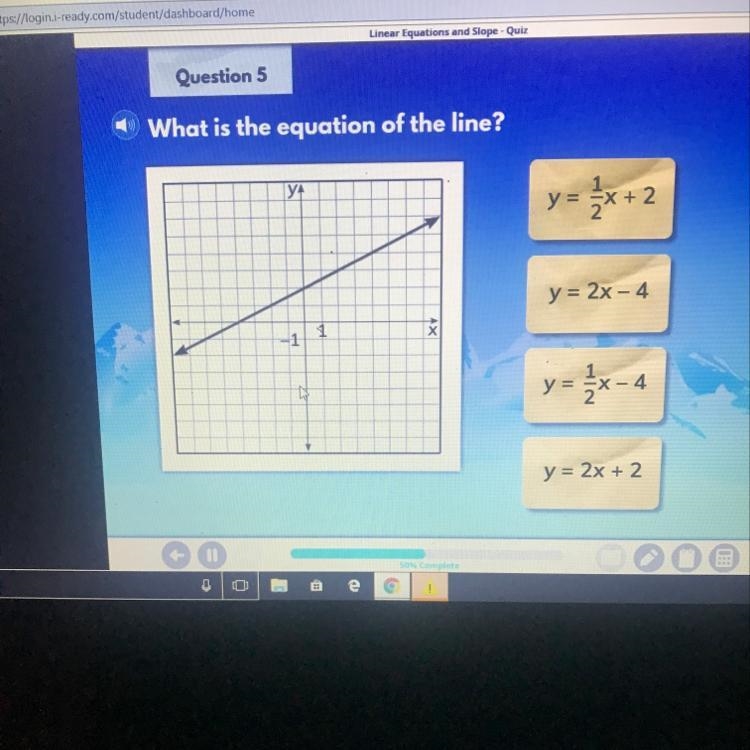 What is the equation of the line?-example-1