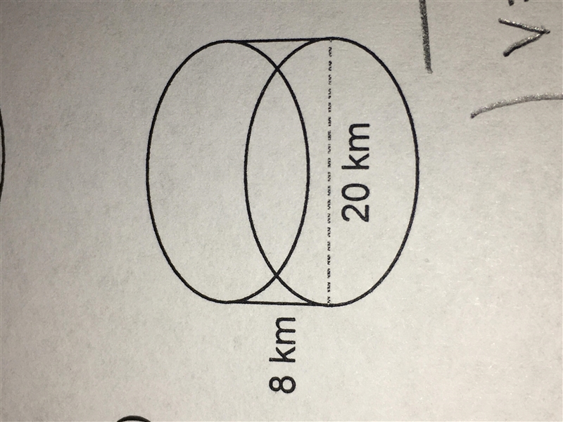 What’s the volume of this cylinder? rounded to the nearest ma tenths-example-1