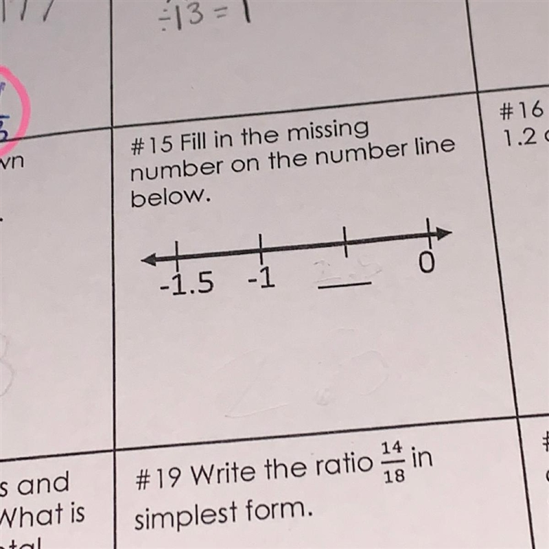 -1.5,-1,?,0 what is the missing ? HELP PLZ-example-1