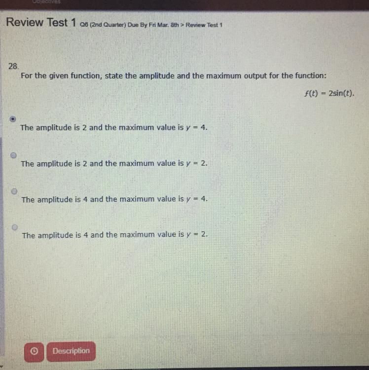 Stay the amplitude and maximum output for the function!!! Help needed!!-example-1