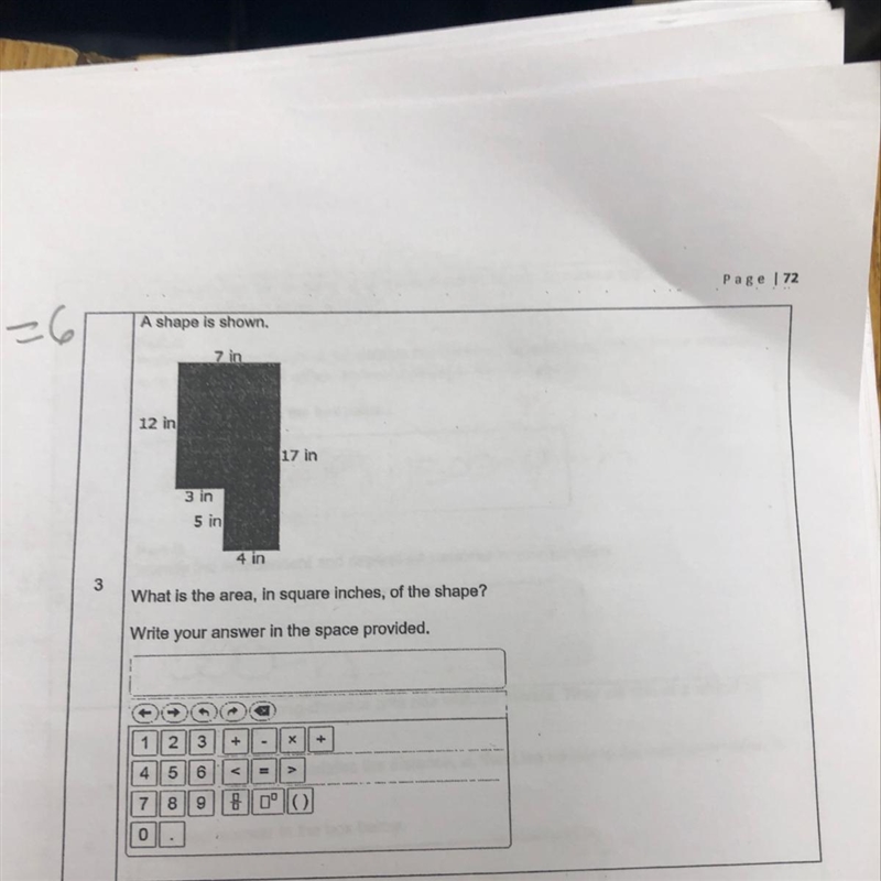 What ia thw area in square of the shape-example-1