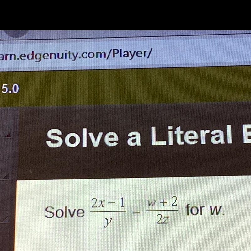 How to solve for W because I honestly don’t understand anything-example-1