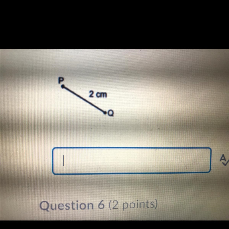 Question 5 (2 points) A dilation with a scale factor of 2 is applied to the image-example-1