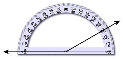 What is the measurement for this angle? 30 degrees 150 degrees 34 degrees 155 degrees-example-1