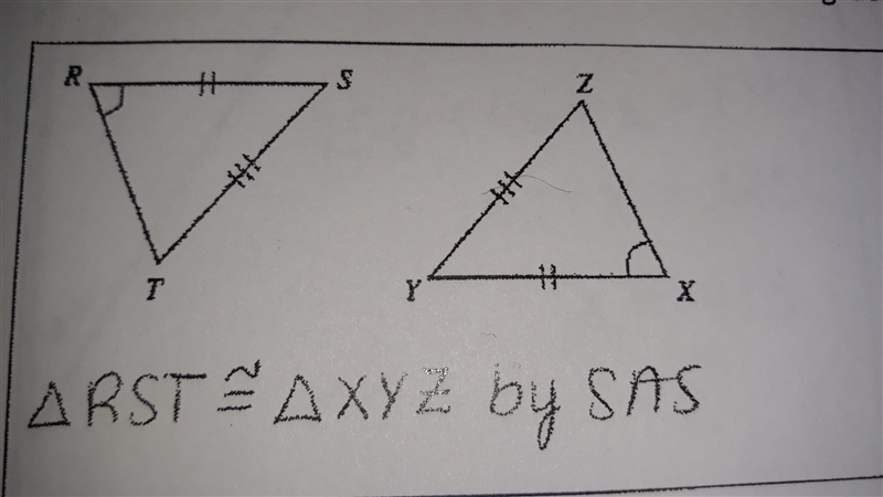 Are these sets of triangles congruent?-example-1