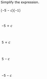 Can someone please help me simplify this expression.-example-1