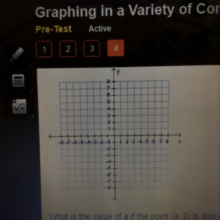 A line passes through the point (-2,7) and had a slope of -5 What is the value of-example-1