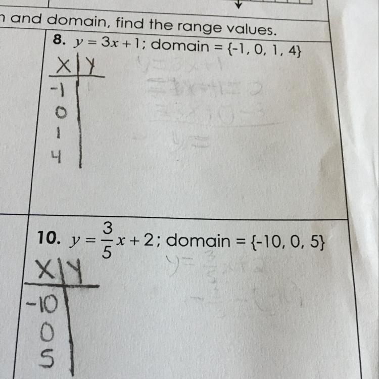 I need help with number 8 and number 10 !! Please anyone ?!?-example-1