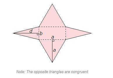 Craig has a building block in the shape of a rectangular pyramid. A net of which is-example-1