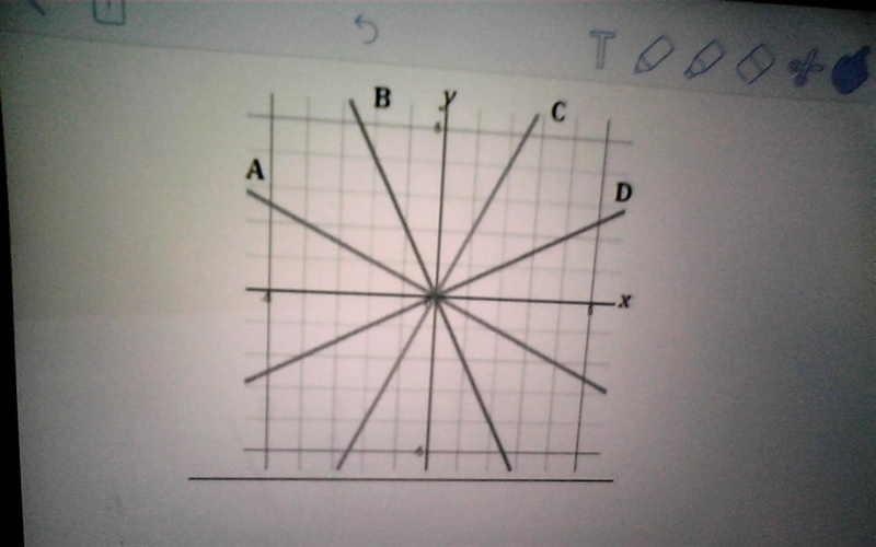 identify the slope of each line a: b: c: d: pls-example-1