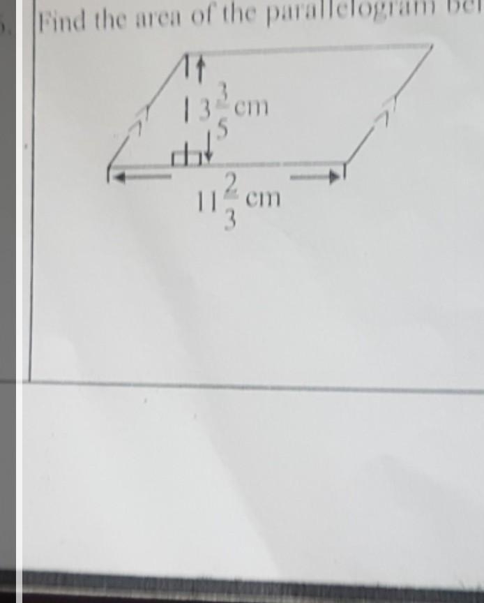 6. Find the area of the parallelograr ​-example-1