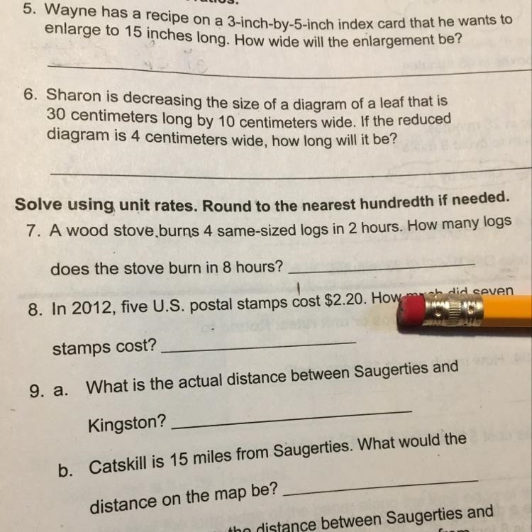 Wayne has a recipe in a 3 inches by 5 inches index card that he wants to enlarde to-example-1