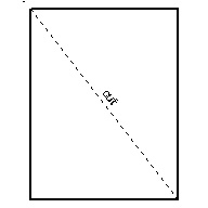 HELP!! Jackie cut a piece of paper along its diagonal, as shown below, forming two-example-1