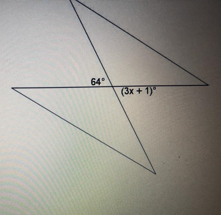 Find the value of x. 21 27 31 34-example-1