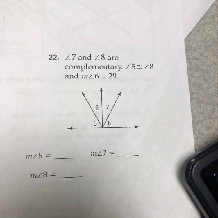 Find the measure of each numbered angle.-example-1