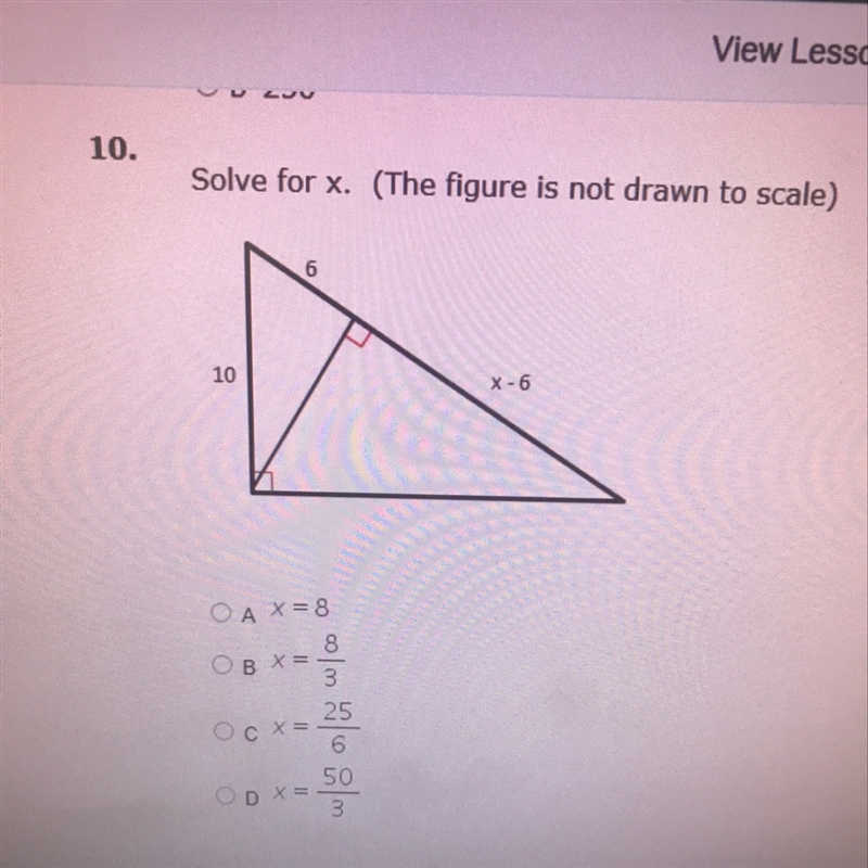 Solve for x. Thank you.-example-1