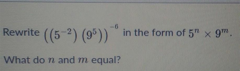 What do N and M equal?​-example-1