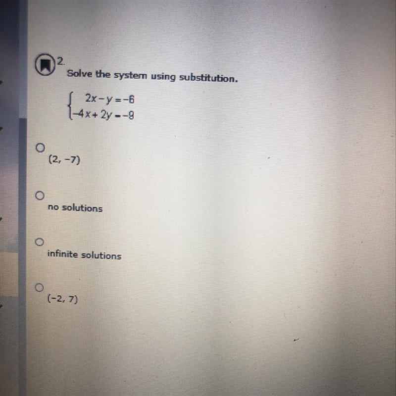 Solve the system using substitution-example-1