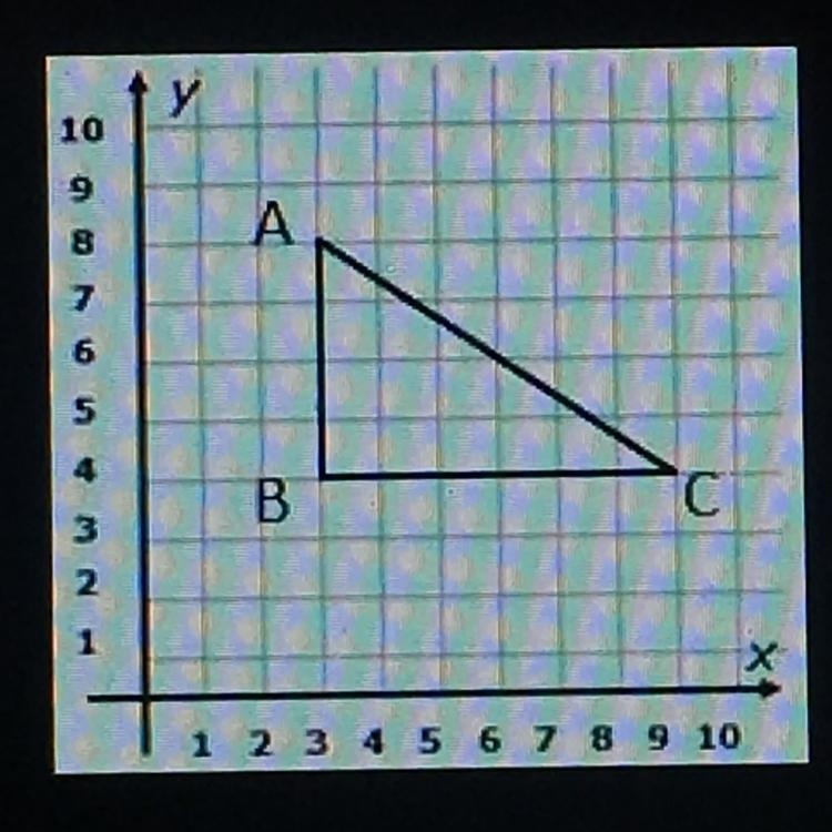 If triangle ABC Is dilated by a scale factor of 2.5 with a center of dilation at vortex-example-1