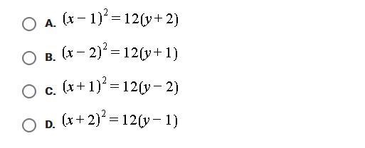 If the graph of the following parabola is shifted one unit left and two units up, what-example-1