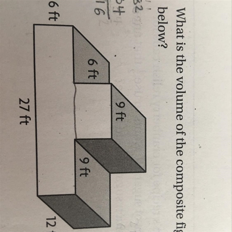 What is the volume of the composite figure?-example-1