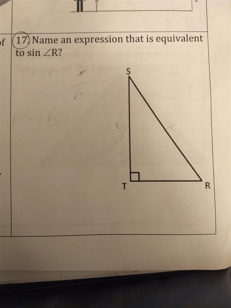 Name and expression that is equivalent to sin <R Please explain! Please answer-example-1