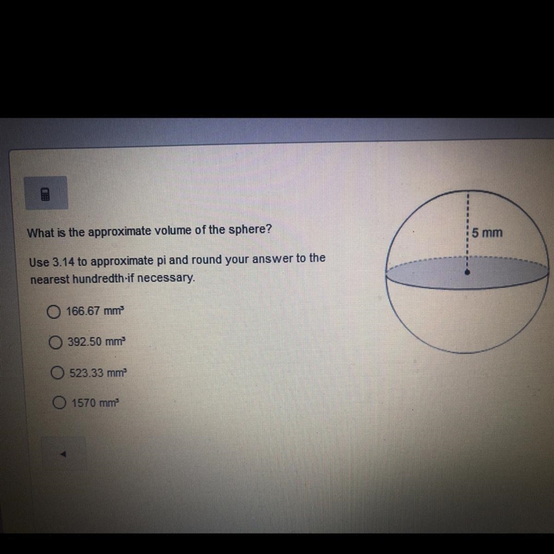 What’s the volume of the sphere?-example-1