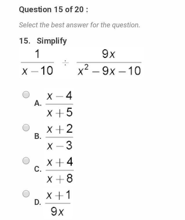 Math Simplify the expression ​-example-1