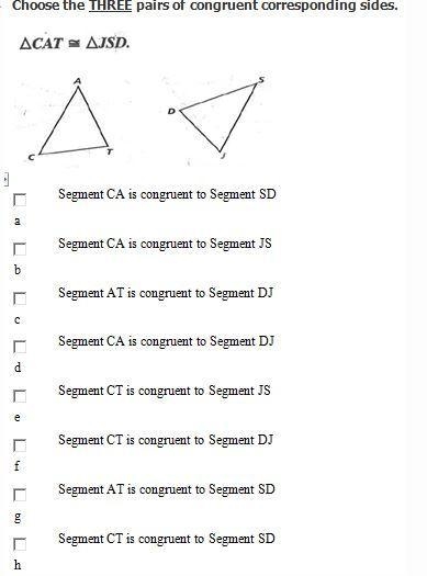 Please help with congruent corresponding sides! Super confused. Thanks so much! :)-example-1