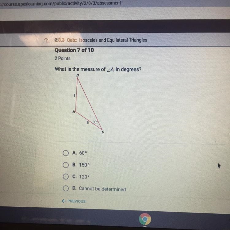 What is the measure of-example-1