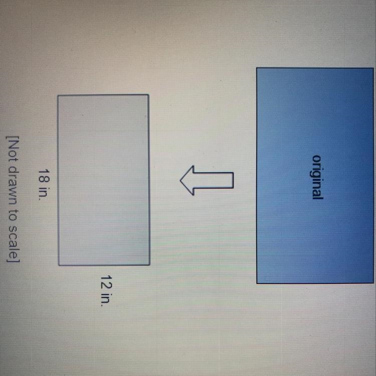 A scale drawing of rectangle is made by using a scale factor of 5/8. The original-example-1