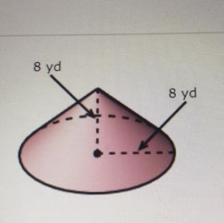 What is the volume of the cone to the nearest tenth?-example-1