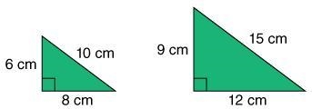 Describe the two triangles: similar congruent neither both please only tell me if-example-1