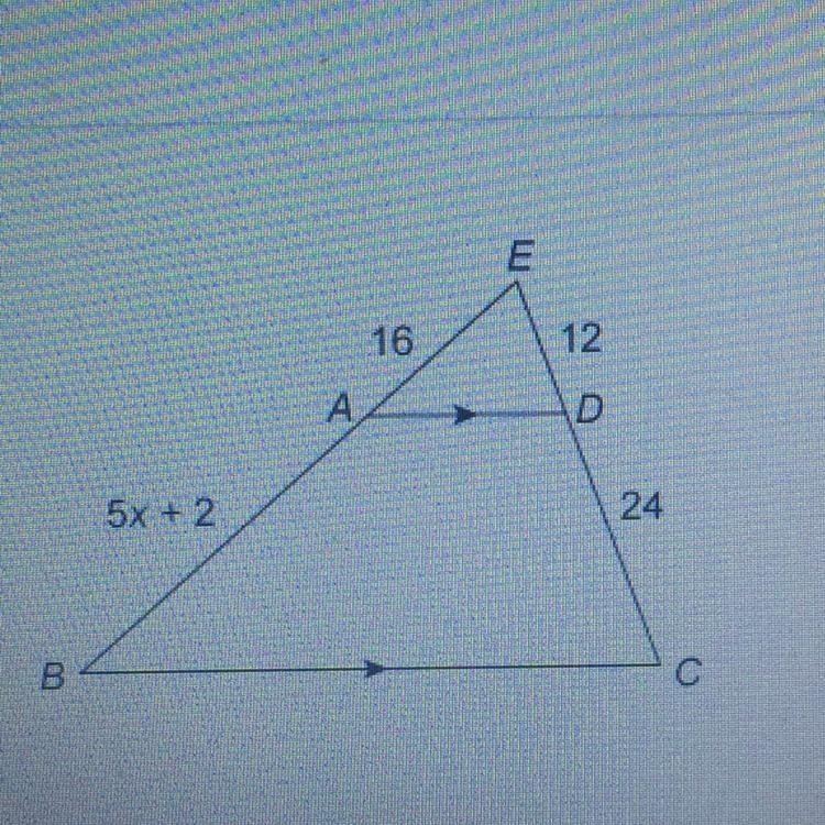 Solve for x. Enter you answer in the box.-example-1