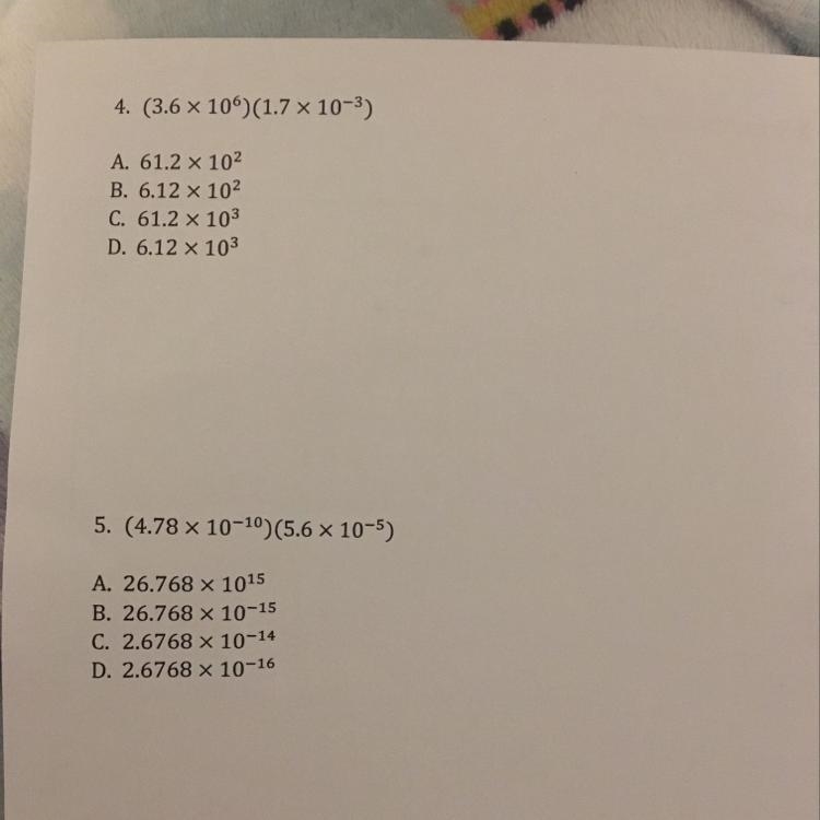 Help me with question 4 and 5-example-1