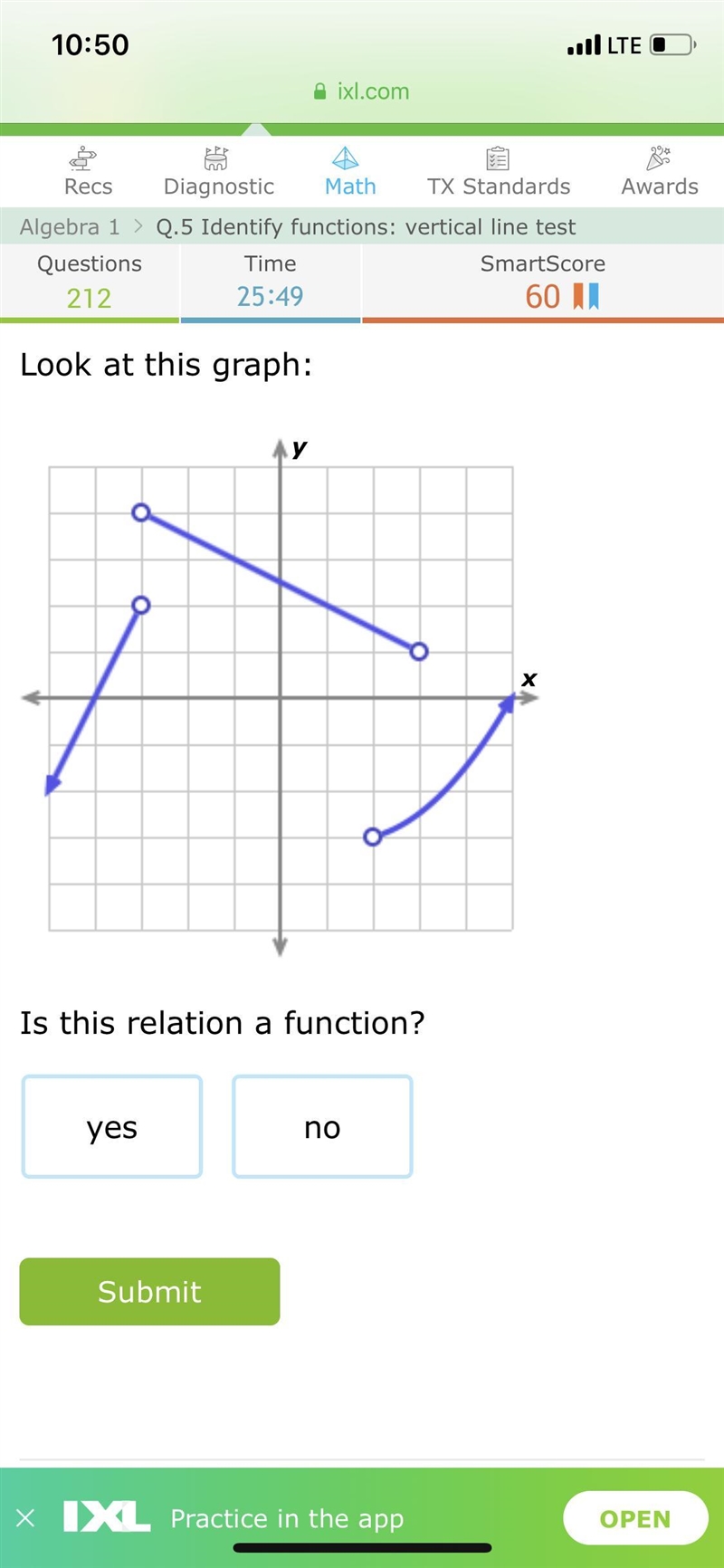 Is this graph a function-example-1