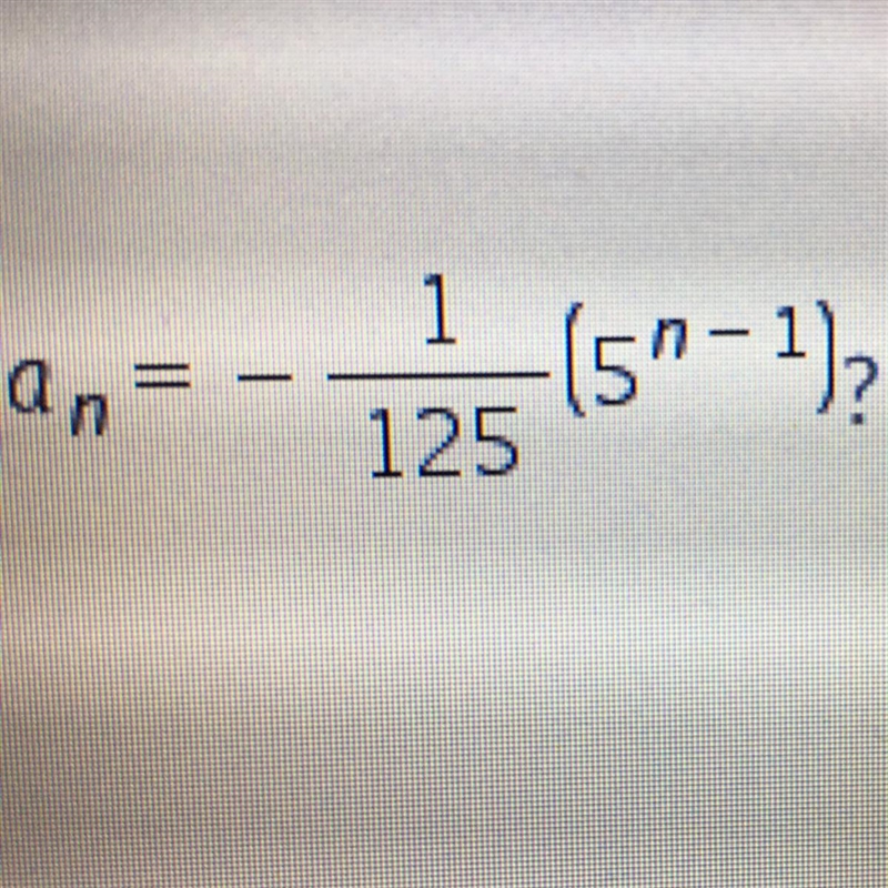 Which Value Is The Eighth Term In The Sequence? A. -3125 B. -125 C. -625-example-1