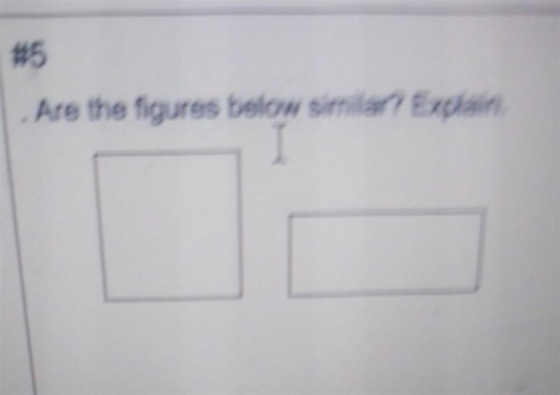 Are the figures similar? Explain​-example-1