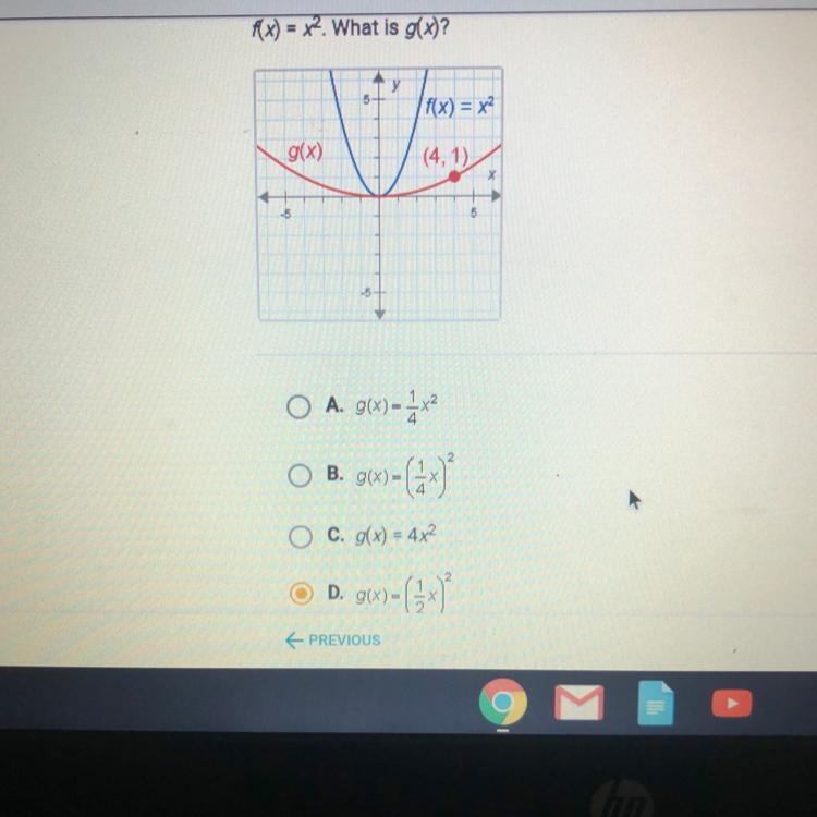 F(x)=x^2 what is g(x)?-example-1