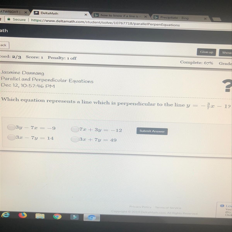 Parallel and Perpendicular Equations (help! 40 points!)-example-1