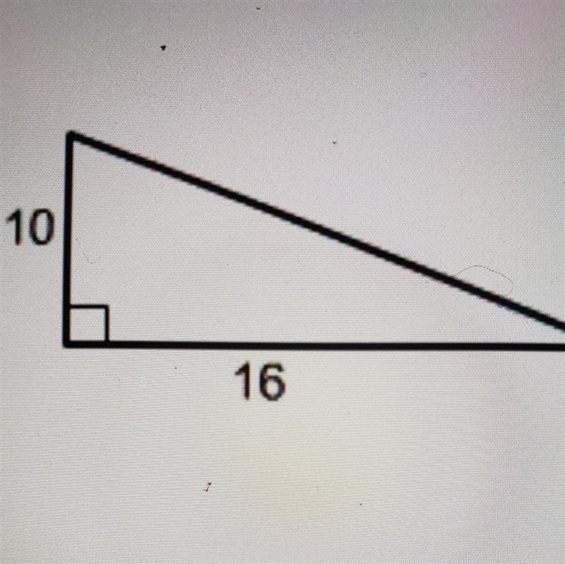 What is the length of the hypotenuse of this triangle? Round to the nearest tenth-example-1