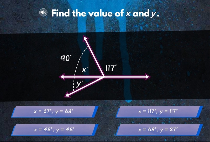 HELP ME! Find the value of x and y.-example-1