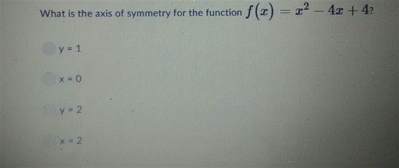 What is the axis of symmetry for the function-example-1