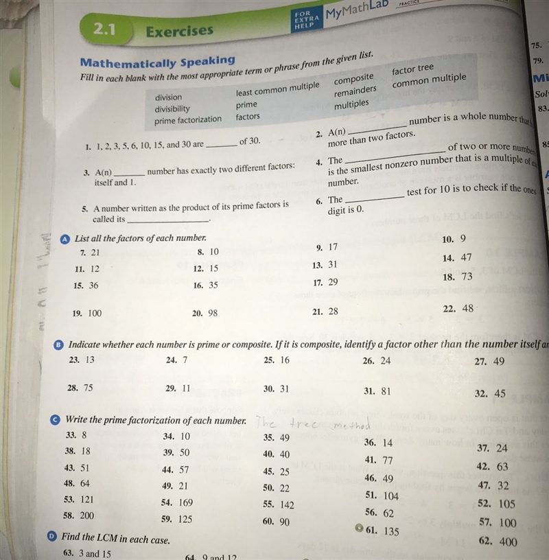 Need help on Numbers 20, 30, 38, 44 please-example-1