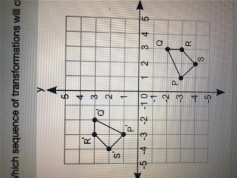 Help quick ❗️❗️ Which sequence of transformations will change did your PQRS to figure-example-1