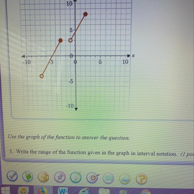 Answer choices... [-4,8] (-4,3)U(3,8] (-4,8] [-4,3)U(3,8) Please help-example-1