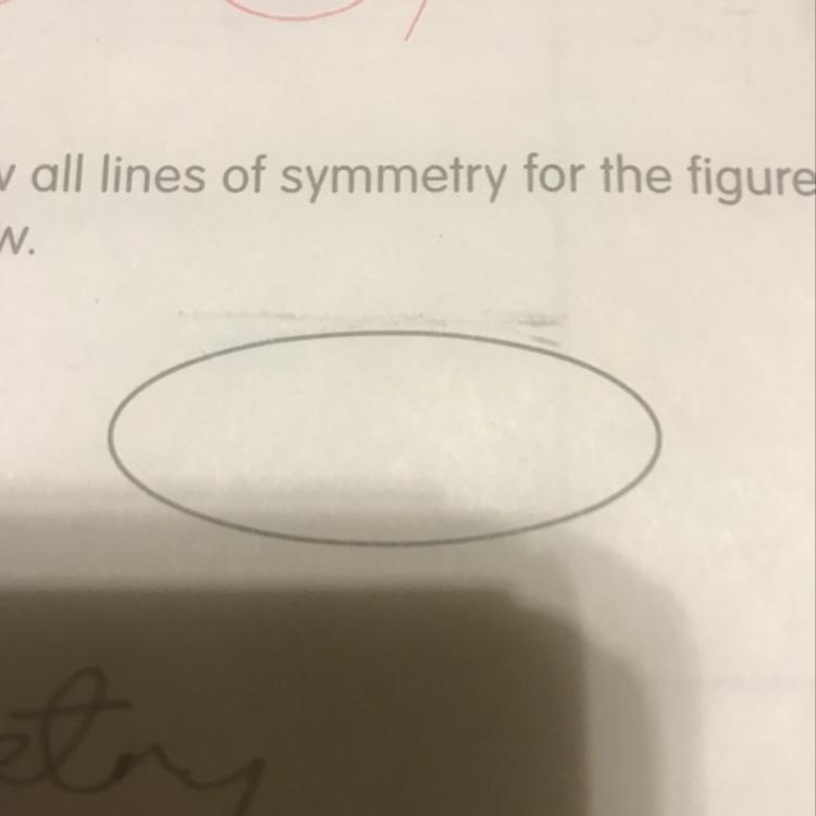 Draw all lines of symmetry for the figure below-example-1